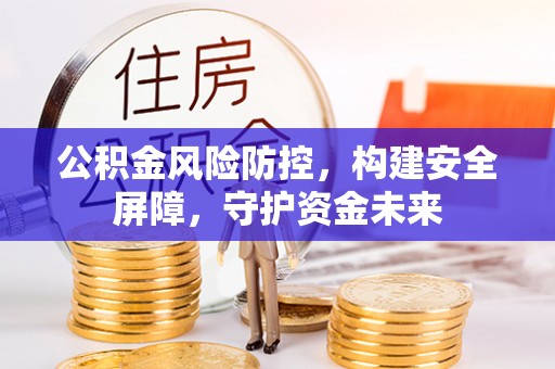 文昌公积金风险防控，构建安全屏障，守护资金未来
