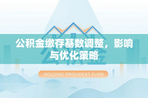 文昌公积金缴存基数调整，影响与优化策略